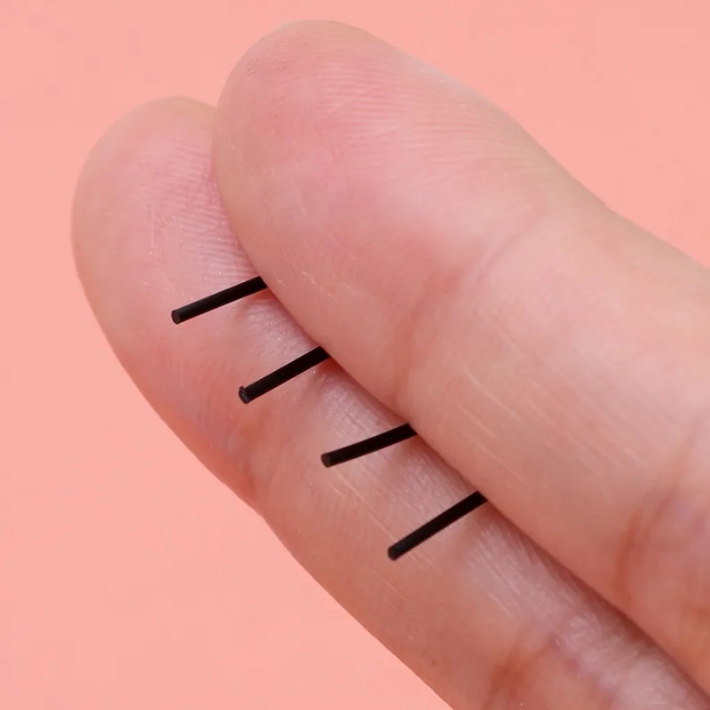 Plastic Thin Ear Stud Maintaining Ear Hole Black Earrings Transparent Multi Color Ear Stick Lightweight Simple Earring Parts