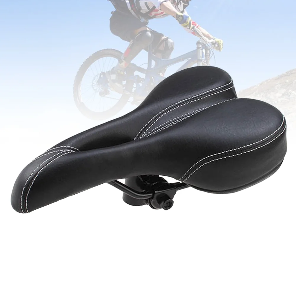 

Soft Bike Saddle Mountain Bike Seat Comfortable MTB Saddle Road Mountain Sports Cushion Cycling Seat Cushion Pad Black