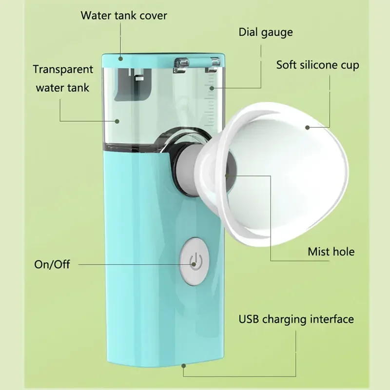 NEW Portable Eye Care Nano Spray Moisturizing Water Mist Steam Steamer Eye Beauty Skin Facial Steam Machine Eye Care Spray