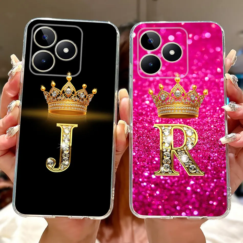 Fashionable Soft Silicone TPU Phone Case - Stylish Letter Design