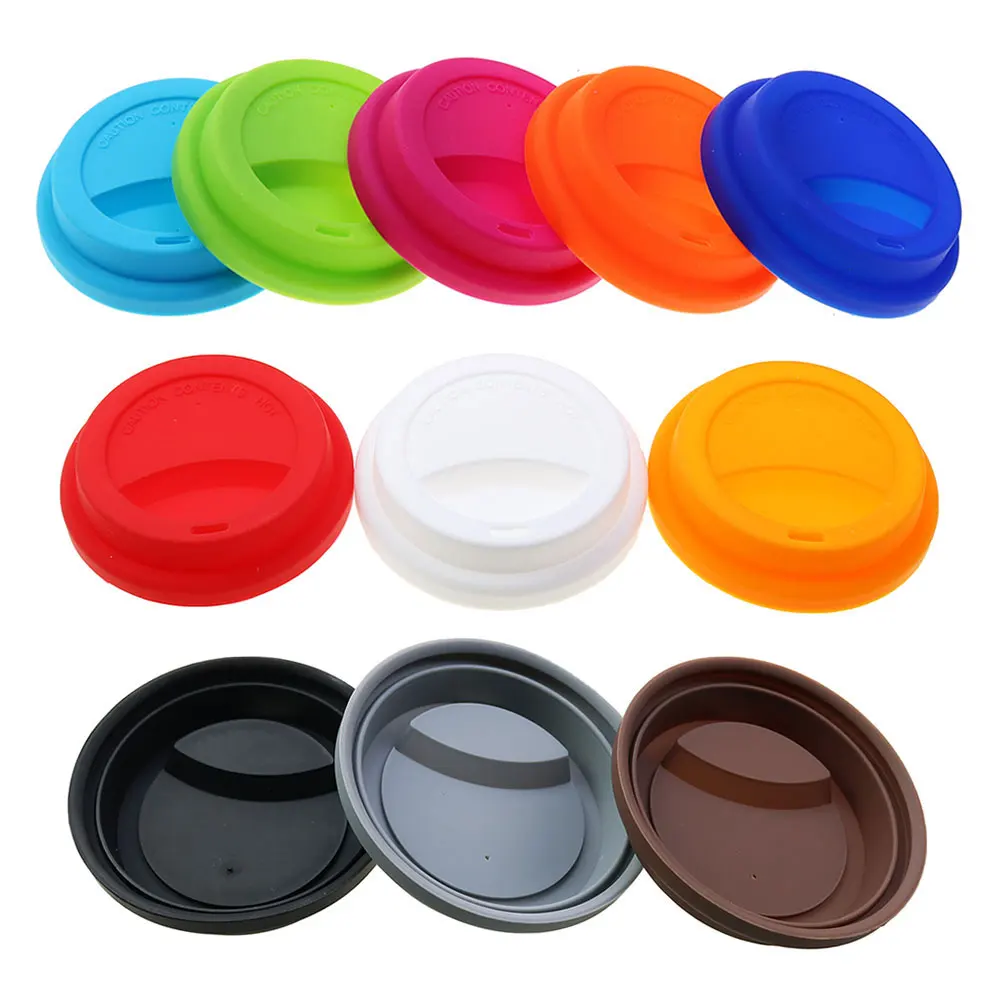 Eco-Friendly Silicone Cup Lids - Reusable and Insulating Dust Covers