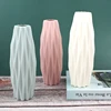 1pc Flower Vase Decoration Home Plastic Vase White Imitation Ceramic Flower Pot 4