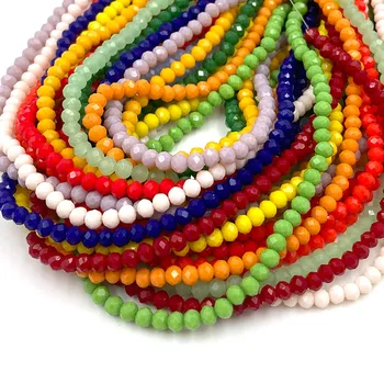 Austria Faceted Crystal Rondelle Beads – 2/3/4/6/8mm Loose Spacer Beads 1