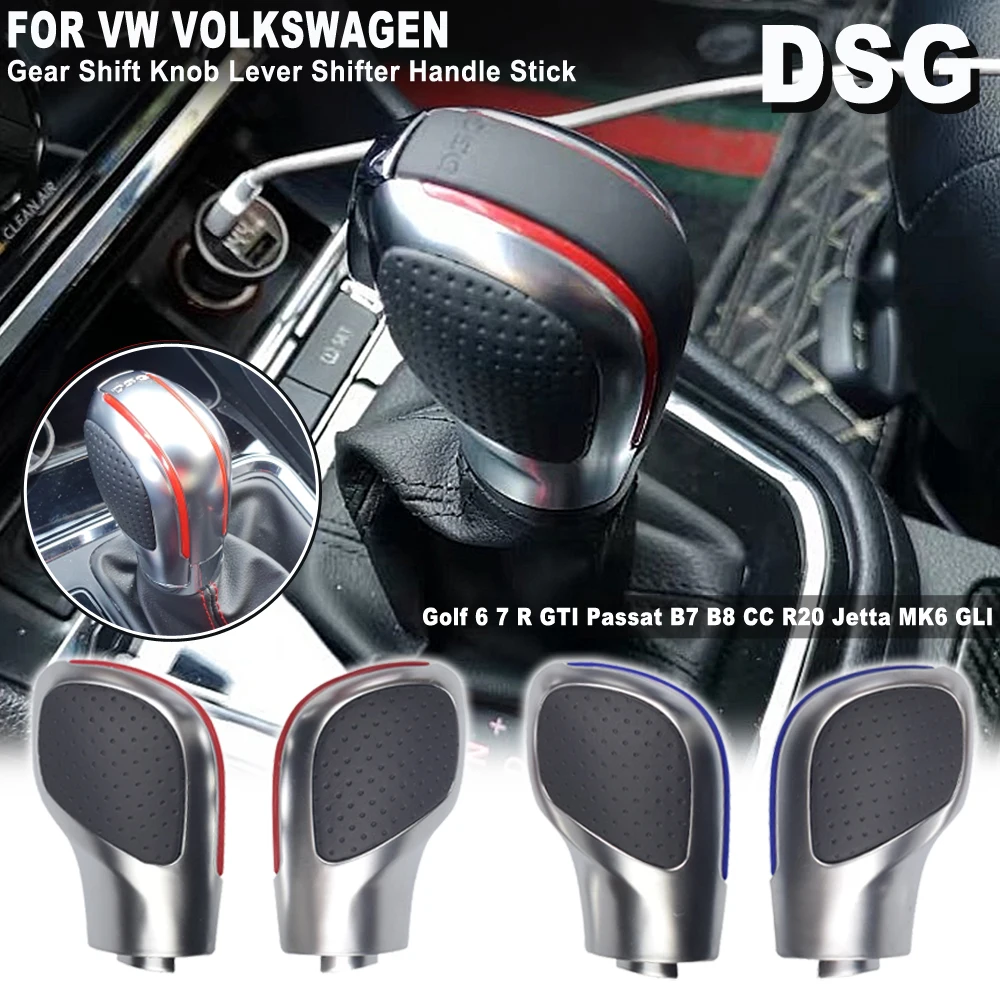 Dsg Gear Shift Knob Lever Shifter Handle Stick For Vw Golf 6 7 R Gti