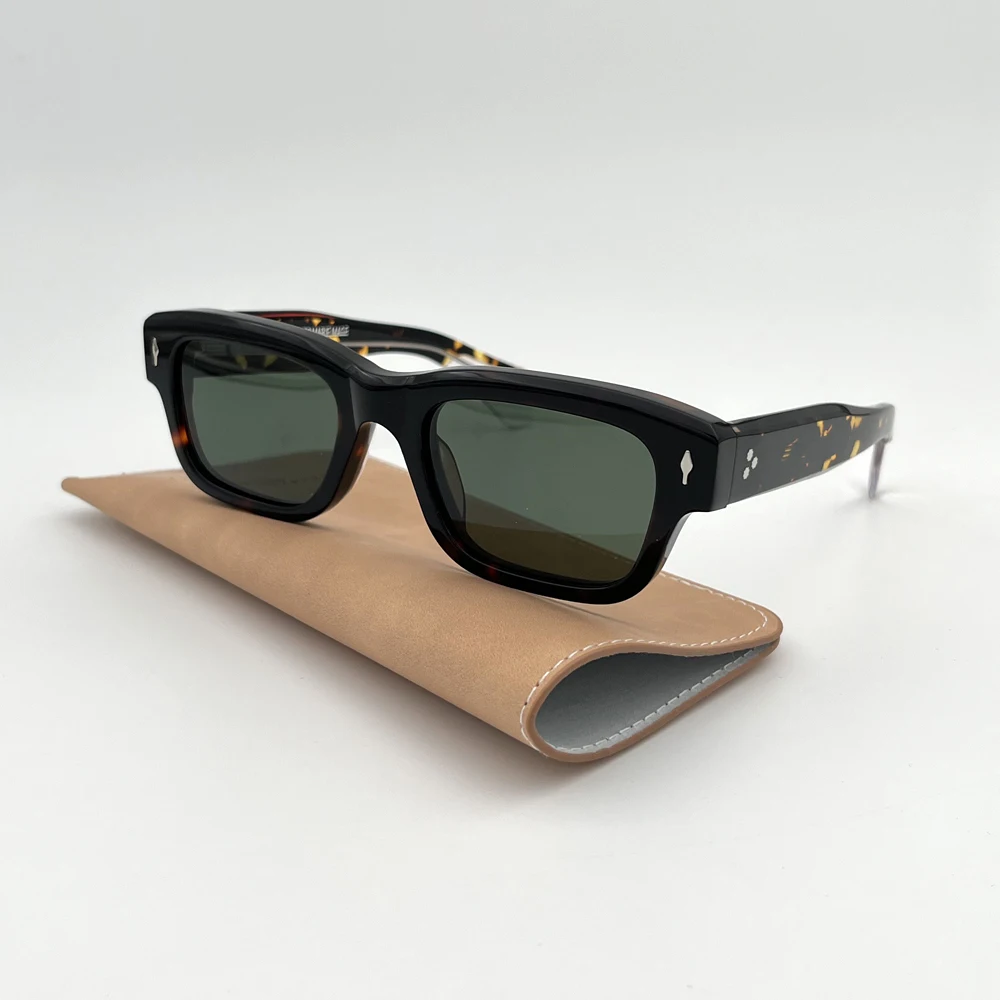 

NEW JEFF Sunglasses top quality for men JACQUES Handmade outdoor luxury brand acetate retro designer trendy women UV400 glasses