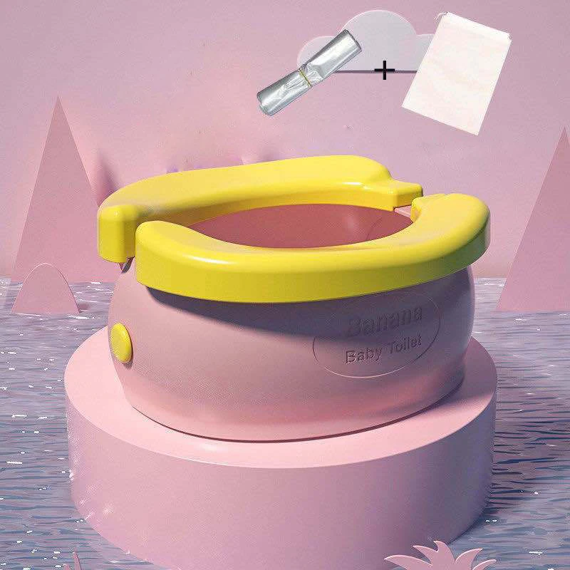 Children's Foldable Banana Toilet Portable Urinal Baby Car Seat Basin No Cleaning For Tourism Outdoors portable urinal,child toilet