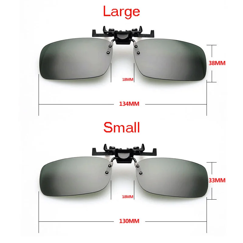 Car Polarized Sunglasses Night Safety Driving Glasses Clip On Flip Up Night Vision Anti-glare Driver Goggles polarized sunglasses night vision sunglasses driving glasses anti glare sunglasses