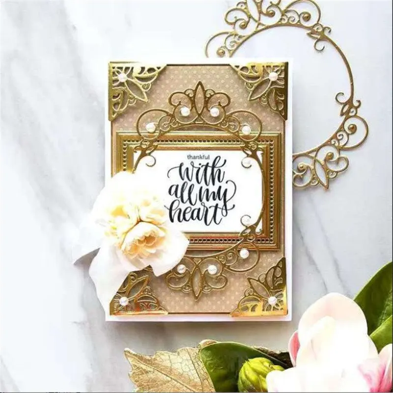 

Oval Lace Metal Cut Dies Stencils for Scrapbooking Stamp/Photo Album Decorative Embossing DIY Paper Cards
