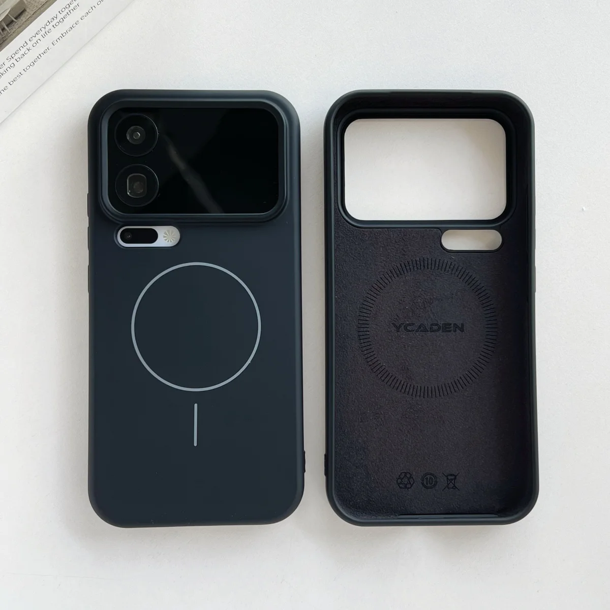 Premium Liquid Silicone Magnetic Phone Cover with MagSafe Compatibility