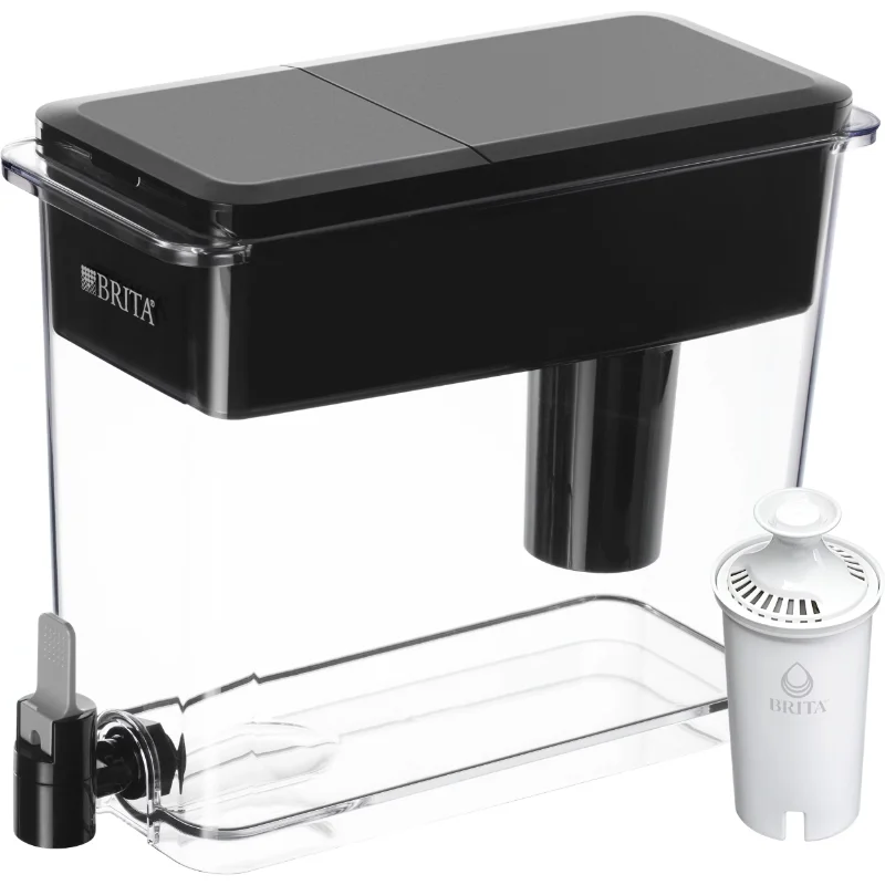 

Ultramax Water Filter Dispenser, 27 Cup - Black