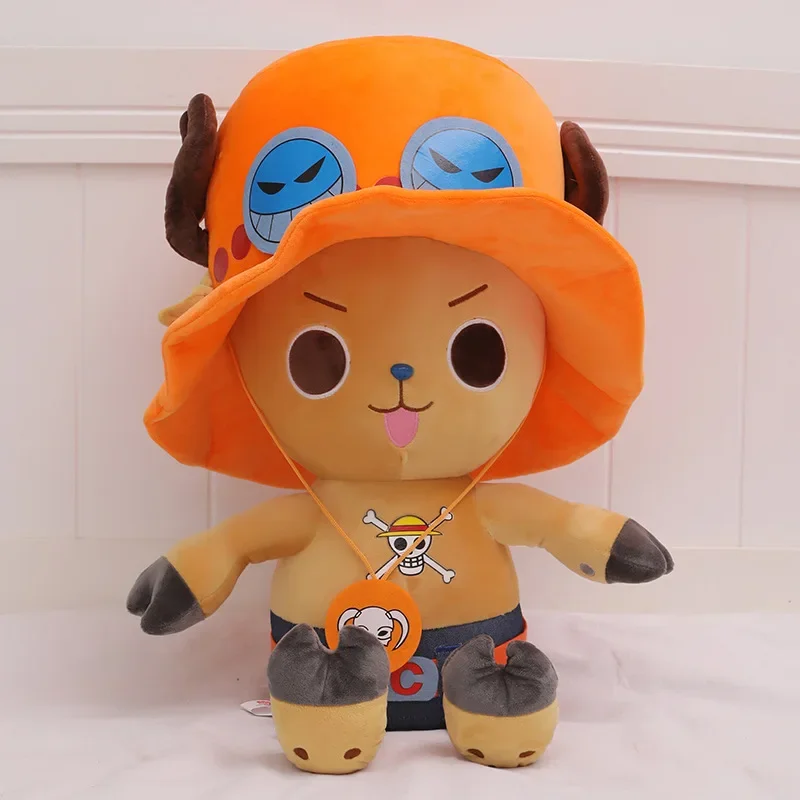 thumbnail image 1 of 70cm Big Size One Piece Chopper Anime Plush Stuffed Doll Toy Kawaii Cute Soft Peluche Toys Kids Pillow Children Birthday Gifts, 1 of 5