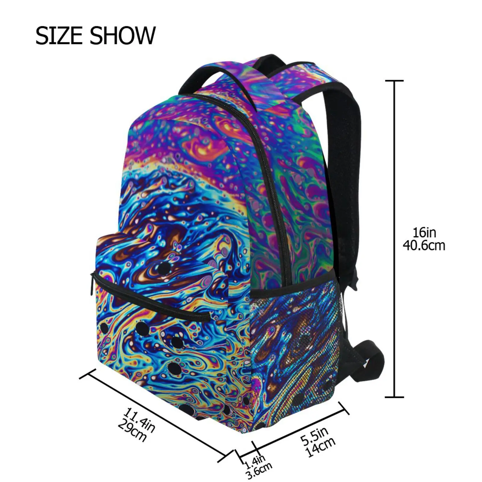 2022 Fashion School Bag For Girls Waterproof Light Weight Children Backpack Bookbags Color Printing Kids School Backpack mochila