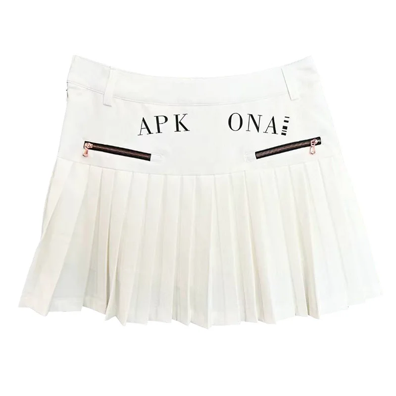 Women's Golf Outdoor Quick drying Sports Shorts Inner Interlining Skirt Slimming Casual Slim pleated Skirt Spring/Summer