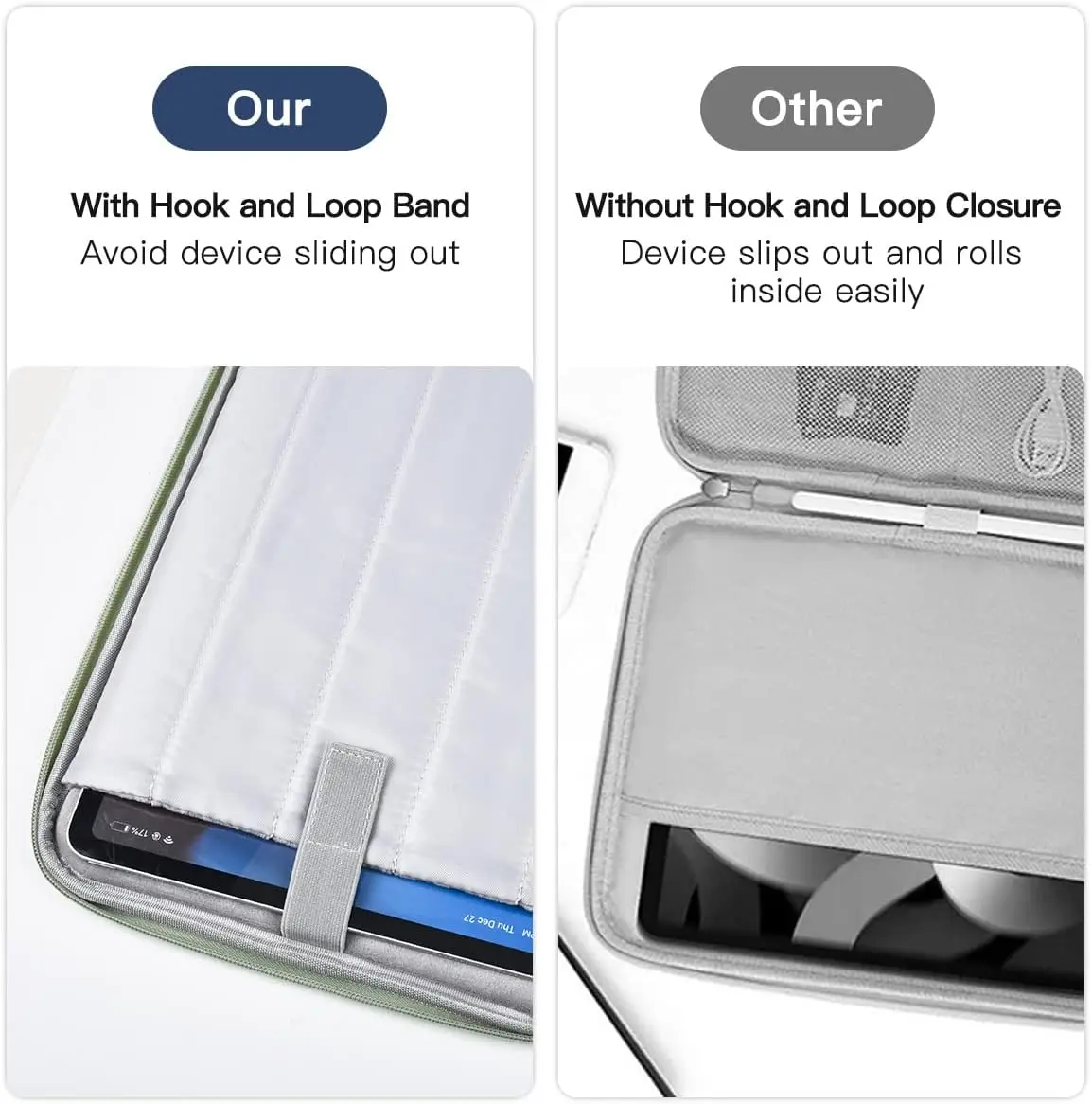 Stylish Nylon Tablet Sleeve Bag - Premium Protective Carrying Pouch