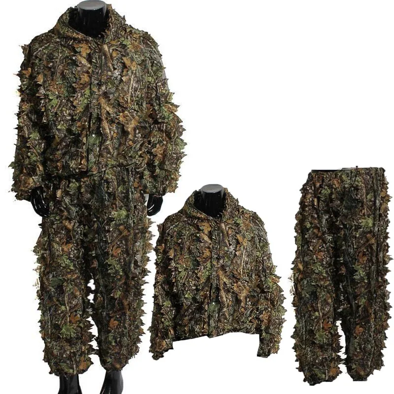 

Outdoor clothing leafy 3D Outdoor apparel field forest camouflage clothing forest hunting suit camouflage clothing