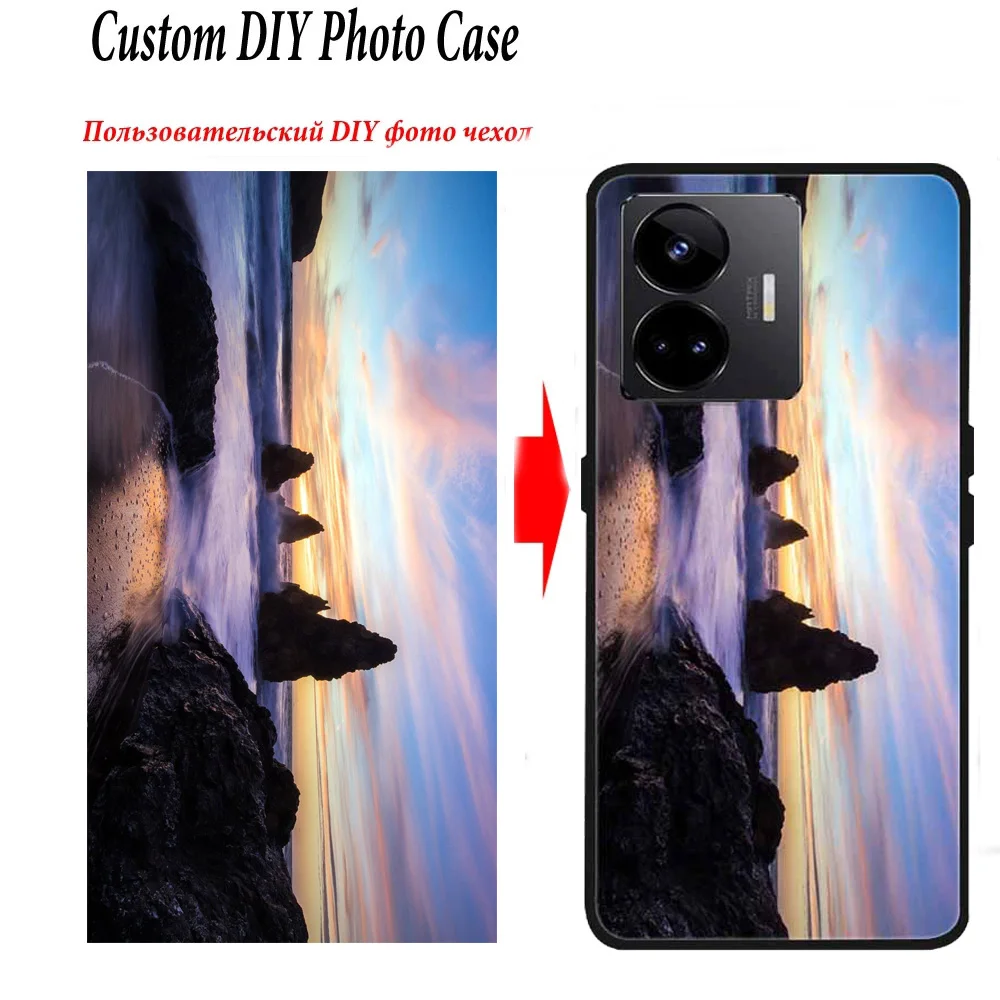 Personalized DIY Photo Customized Silicone Phone Case - Add Your Text & Image