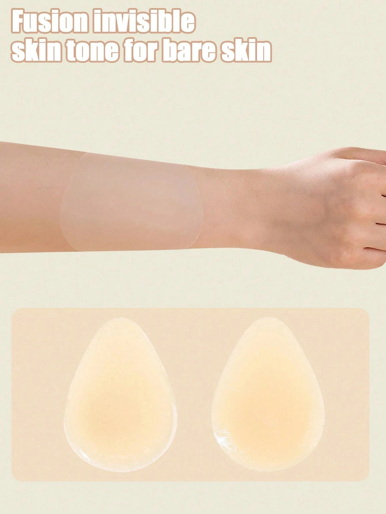 Waterdrop Shaped Silicone Nipple Covers Image 2