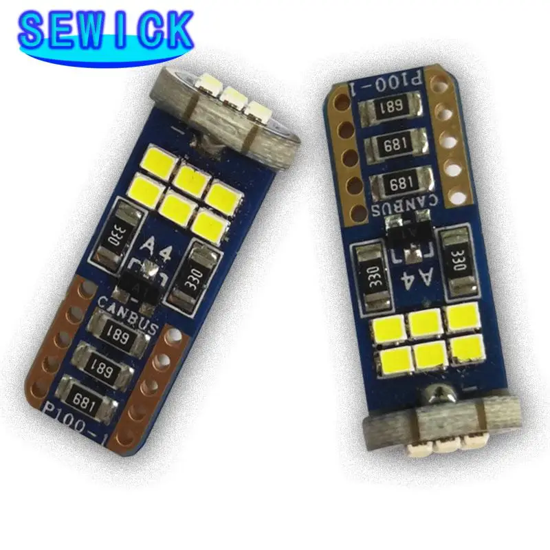 100pcs Canbus T10 Led W5W Led 18led 2016smd LED ���� ���� 194 168 �ǳ� �Ǳ� ���� ���� �÷���Ʈ ���� 6000K
