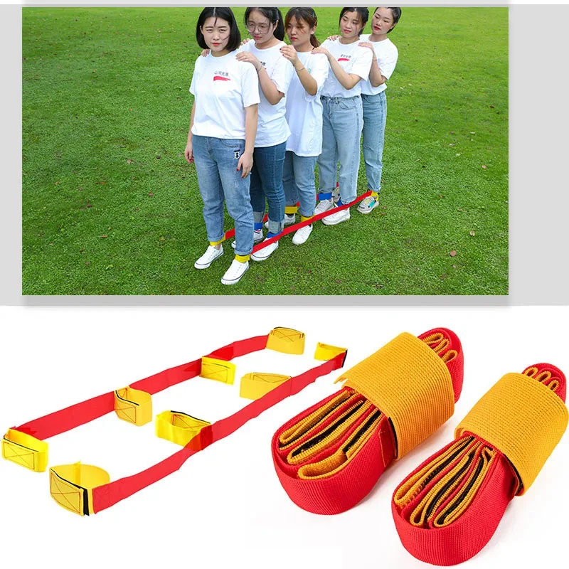 3/4/5/6 people outdoor children's sports toys games giant footstep team cooperation fun sports  indoor External team game props