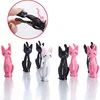 4 Pcs/set Creative Cat Cartoon Clip Bags Strong Plastic Clothes-pin Shape  Socks Hanging Pegs Clamps Laundry Photo Holder 1