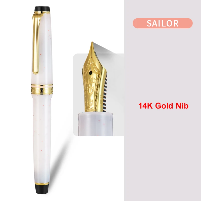 Sailor SHIKIORI Four Season Series 14K Gold Fountain Pen Flat Top