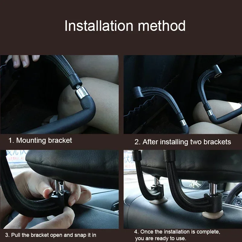 Universal Soft Car Coat Hangers Back Seat Headrest Coat Clothes Hanger Jackets Suits Holder Rack 1PC 450*250mm Auto Supplies