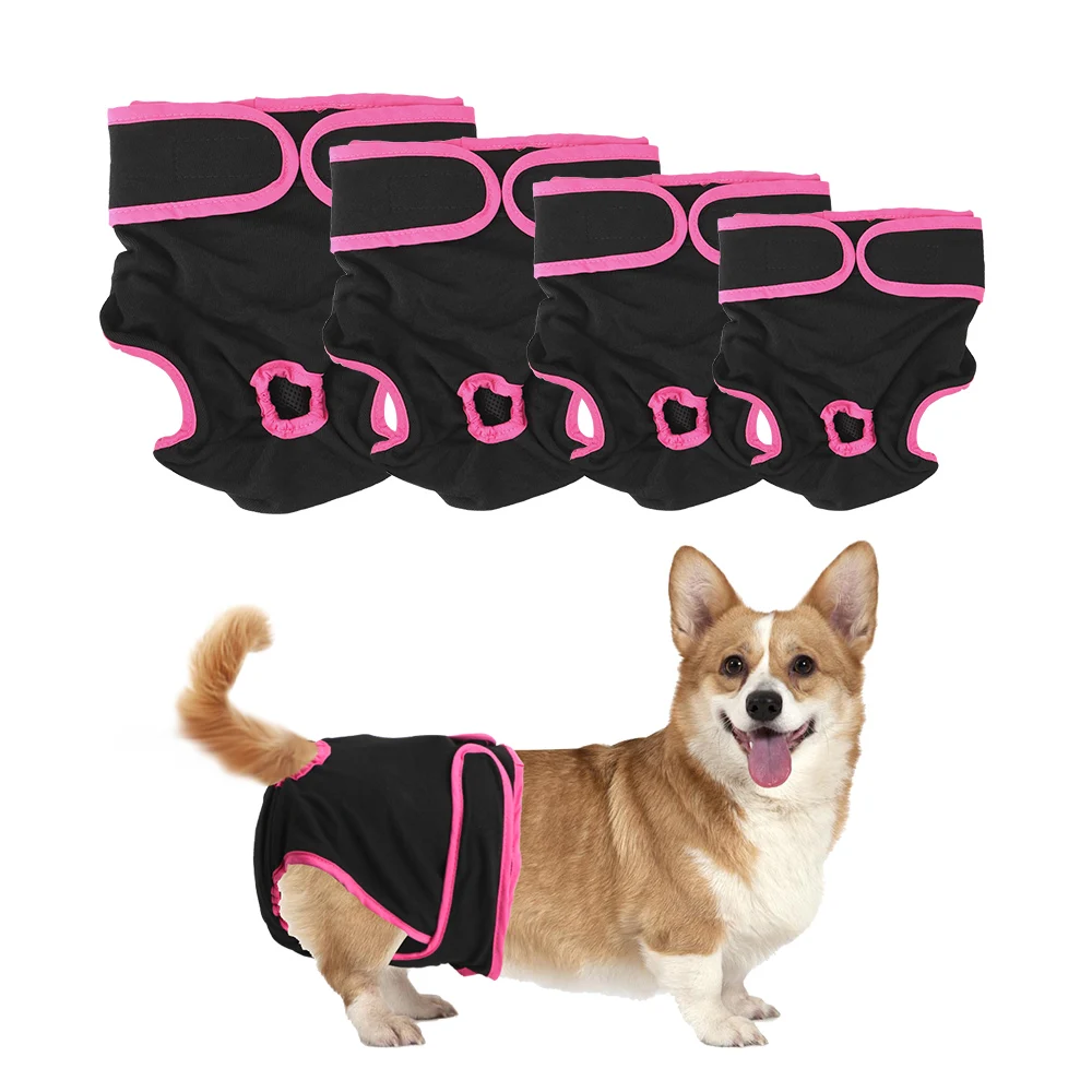 Physiological Pants Dog Supplies Female Dog Shorts For Small Medium Size Dogs Pet Underwear Puppy Diaper dog shorts pet diapers dog diapers dog nappies