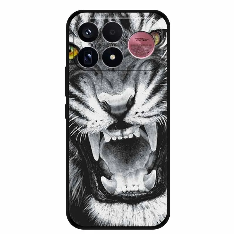 Lovely Cartoon Soft Silicone TPU Phone Case with Protective Bumper Cover