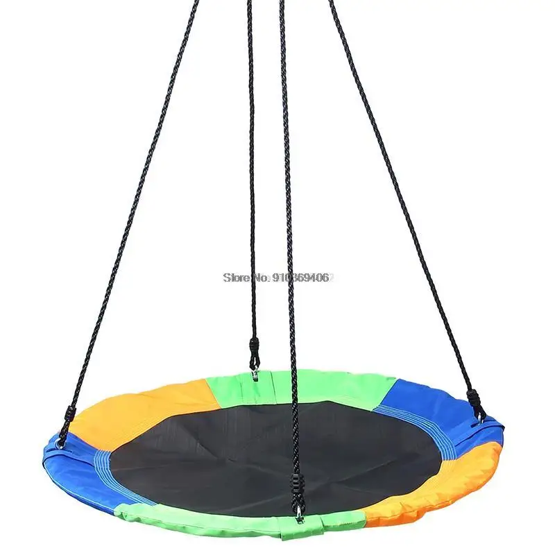 

JY11 900D Oxford Cloth Butterfly Pattern Round Net Baby Swing Height Adjustable Children's Leisure Swing Outdoor PE Rope Swing