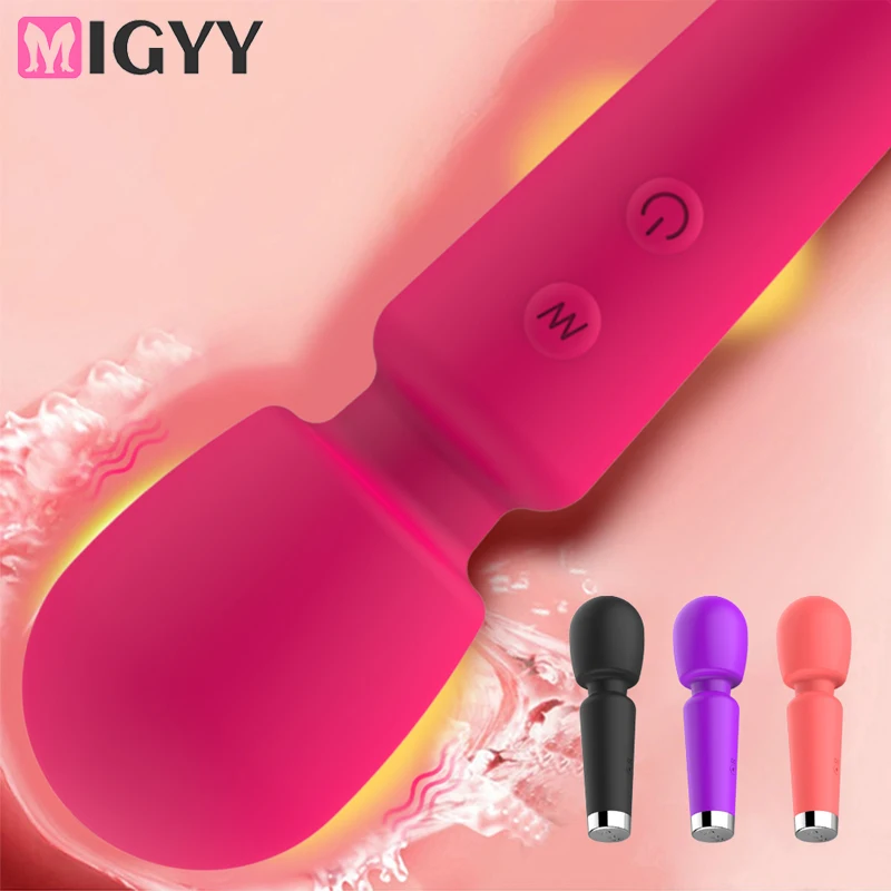 Magic wand vibrator g spot massager och klitoris dildo för kvinnor_voghion.com