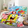 Cartoon S-Sponge B-Bobs Blanket Comfortable skin friendly soft living room bed bedroom blanket suitable for travel and gifts 5