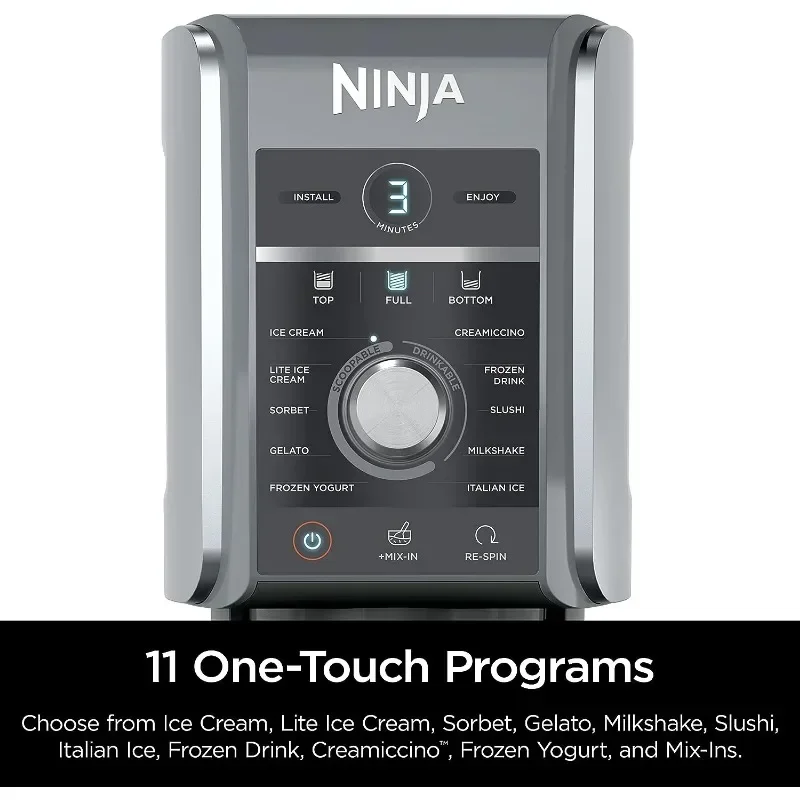Ninja NC501 CREAMi Deluxe 11-in-1 Ice Cream & Frozen Treat Maker for Ice Cream, Sorbet, Milkshakes, Frozen Drinks & More 5
