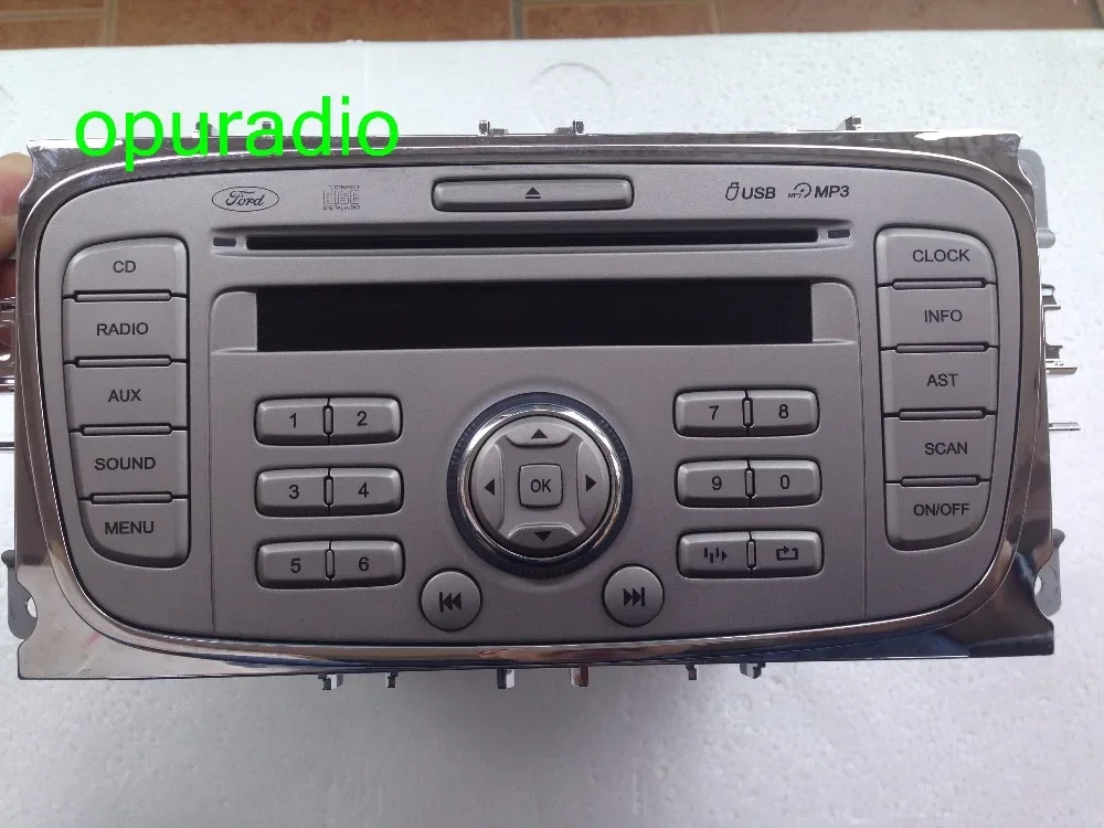Origianl new single disc cd radio CD1053 9M5T-18C939-JK with MP3 USB for ford car CD player