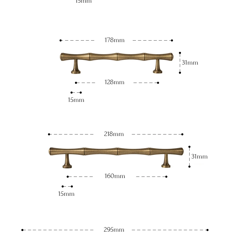 brass T bar knob for kitchen cabinet drawer