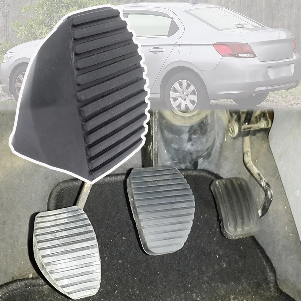 Clutch Brake Foot Pedal Pad Cover 2130.26 4504.17 For Peugeot 301 2012-2015 Citroen C-Elysee pedal cover