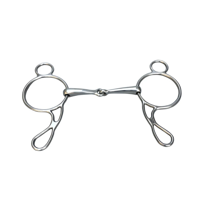 Horse Bit Ring Snaffle Bit Horse Mouth For Equestrian Training Equipment