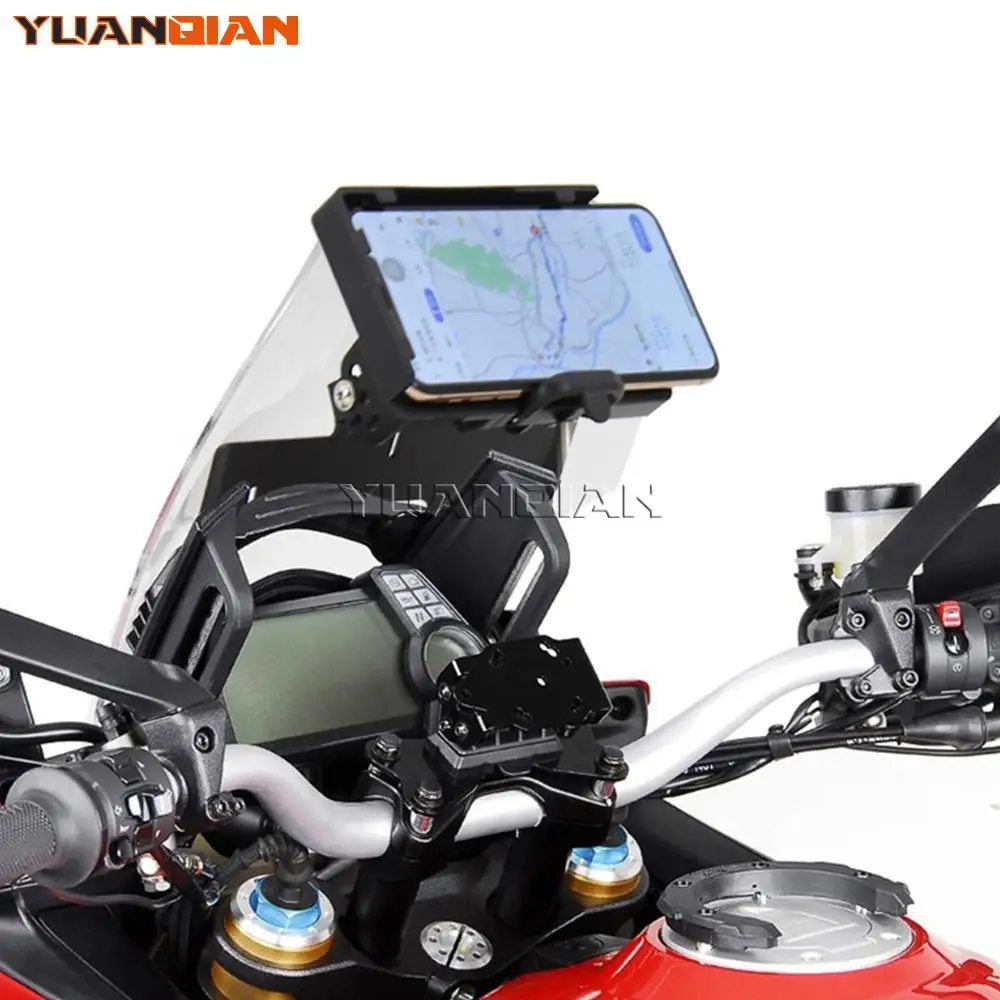 Amazon.co.jp: ナビゲーション ブラケット ドゥカティ用ムルティストラーダ V2 950/950 S 1200 S/エンデューロ 1260  S/エンデューロ/D/空気オートバイナビゲーション電話マウントブラケット GPS ホルダー ナビゲーション ブラケット (サイズ : Type 5)  : 車＆バイク ... オートバイ GPS ナビゲーションブラケット取付ブラケットアダプター に適合するドゥカティに適合するムルティストラーダ 950 12