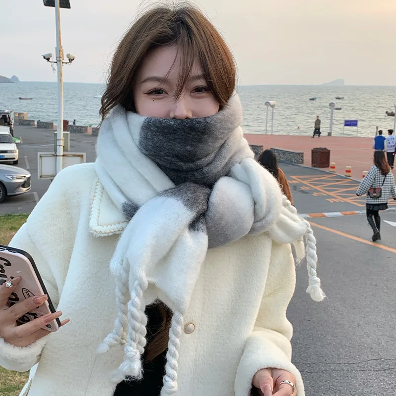 Рисунок 4 - Новый Зимний мохеровый шарф ручной