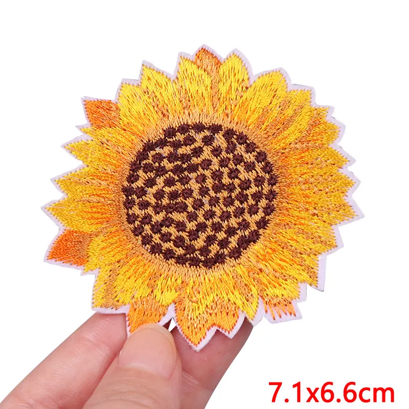 20 Stks Daisy Flower Patch Daisy Borduurwerk Patch Ijzer Op Applicaties Delicate Geborduurde Naai Badge Stickers