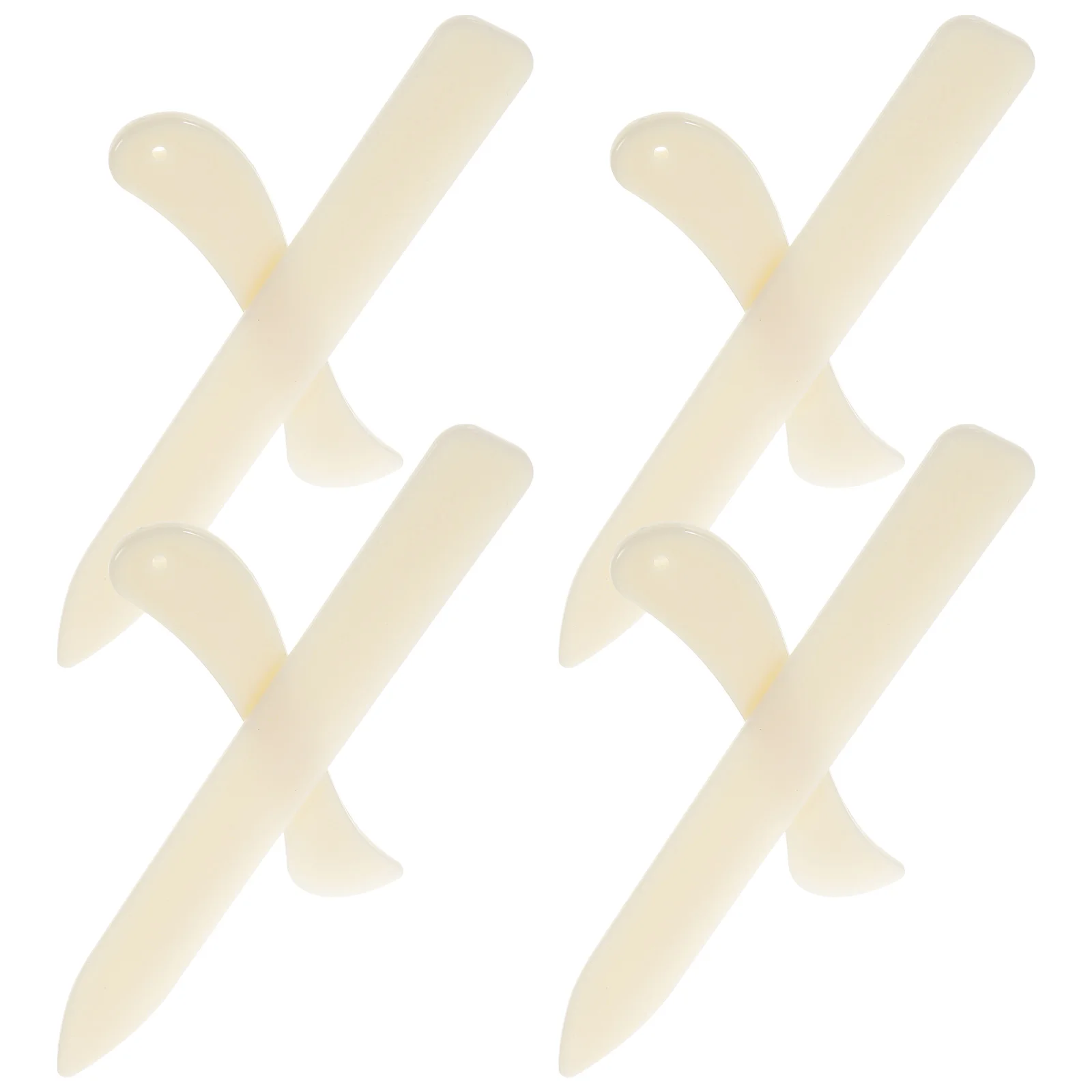 

8pcs Bone Folder Tool Plastic Bone Folder Paper Creaser for Paper Crafts Bookbinding
