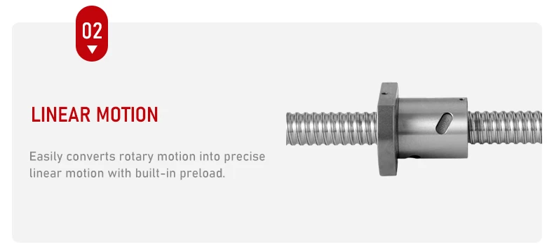 Kugelumlaufspindel beliebige Länge 100-150mm-1000mm RM 3205 Anti-Backlash SFU3205 mit Kugelmutter und endbearbeiteten CNC-Teilen – Detail 5