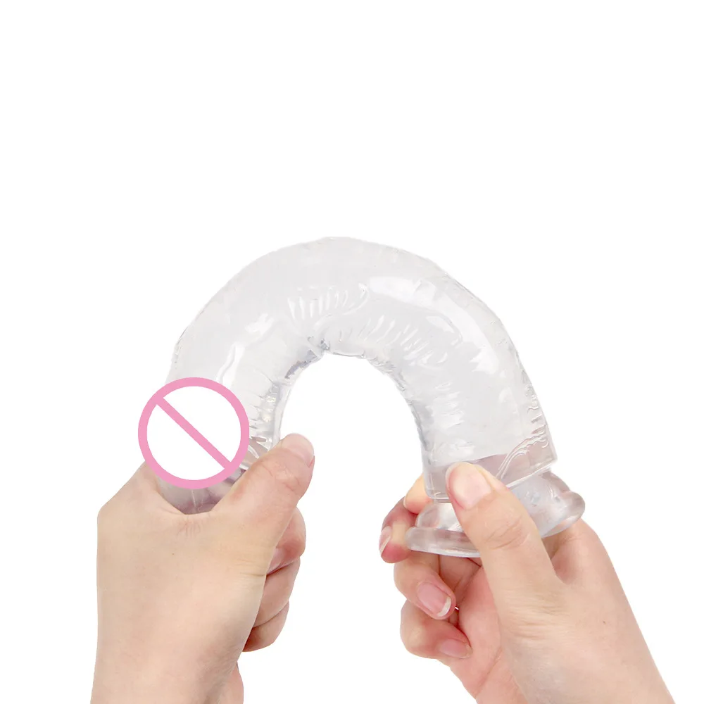 Dildo Adult Toys Erotic Soft Jelly Strong Suction Cup Anal Butt Plug Realistic Penis G-spot Orgasm Sex Toys For Woman Men