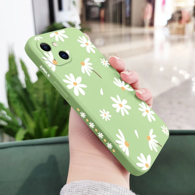 thumbnail image 1 of Plain Daisies Phone Case For iPhone 15 14 13 12 11 Pro Max Mini X XR XS MAX SE2020 8 7 Plus 6 6S Plus Cover, 1 of 5