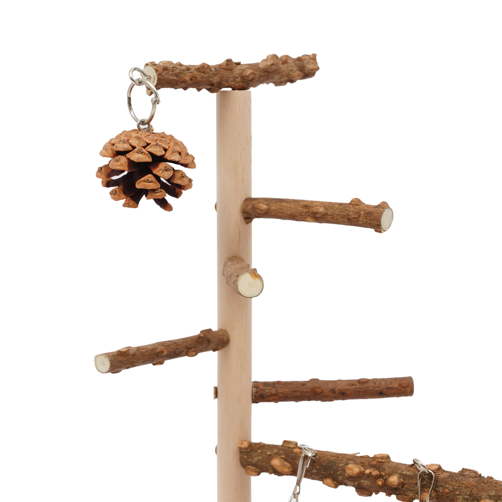 Vogelspielplatz aus Holz, Vogelspielplatz, Papageienspielplatz – Detail 9
