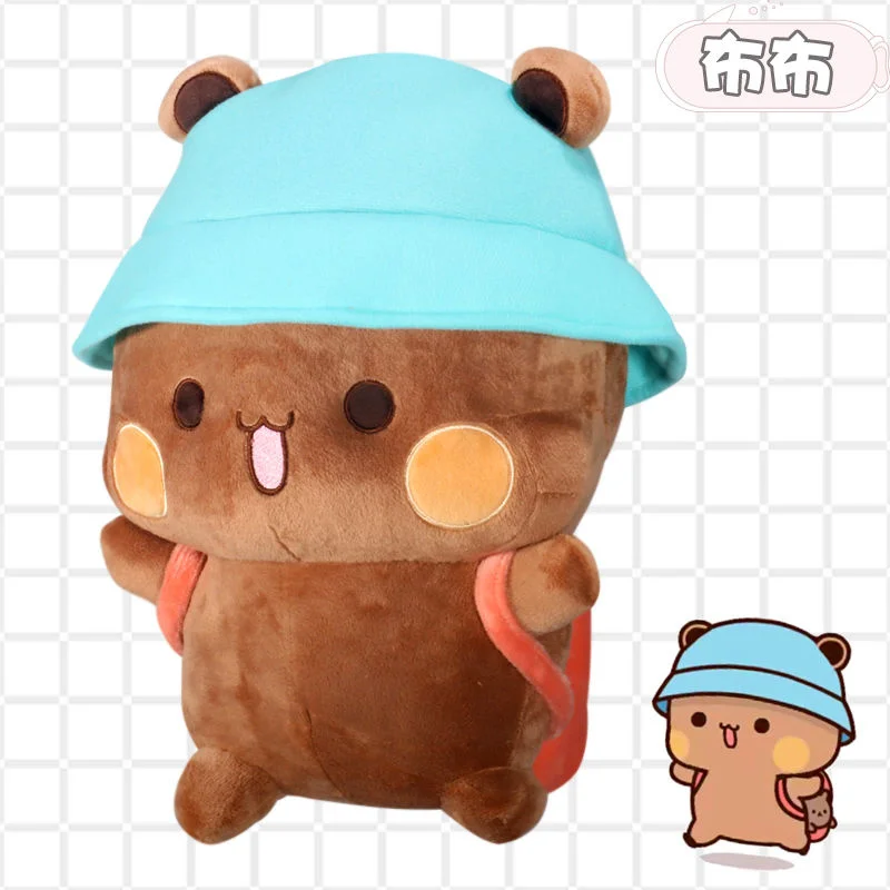 HOVCEH 2 Pezzi Bubu Dudu Peluche, 22cm Bubu e Dudu Panda Peluche, BubuDudu Gadgets, Orso Dei Cartoni, Animal Pillows, SimpaticoPeluche, PelucheOrso Per Regali di Compleanno per Bambini