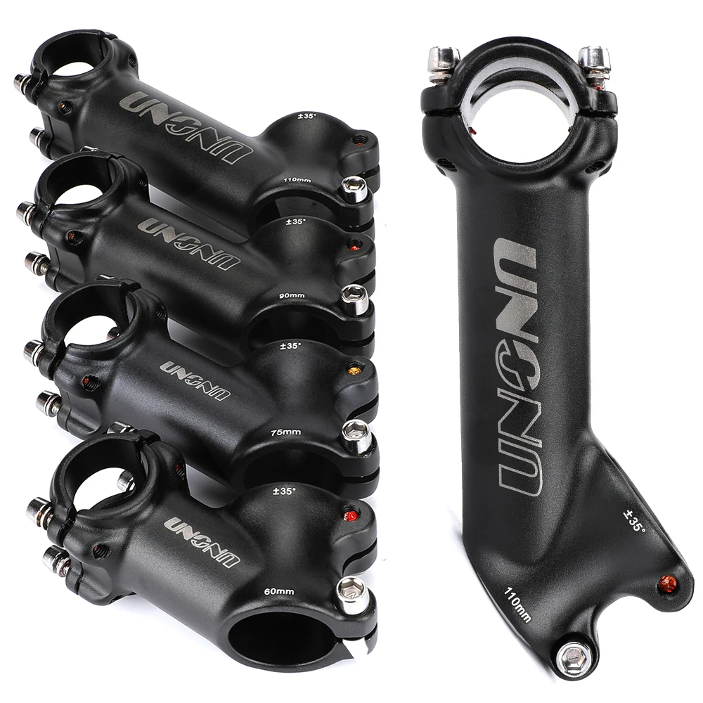Bynccea Attacco Manubrio per Bici 31,8mm 90/110/145mm Prolunga Manubrio MTB 80 °Biciclette Gambi