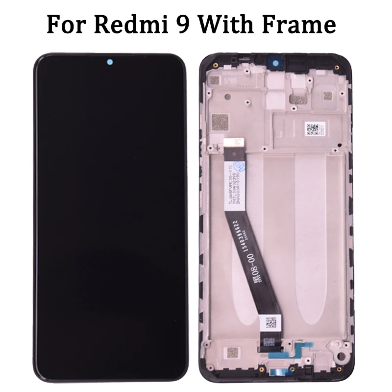 Schermo LCD Per Xiaomi Redmi 9 - Display Di Ricambio Con Touch | 6.5 Pollici, 1080x2340 Px, Kit Riparazione