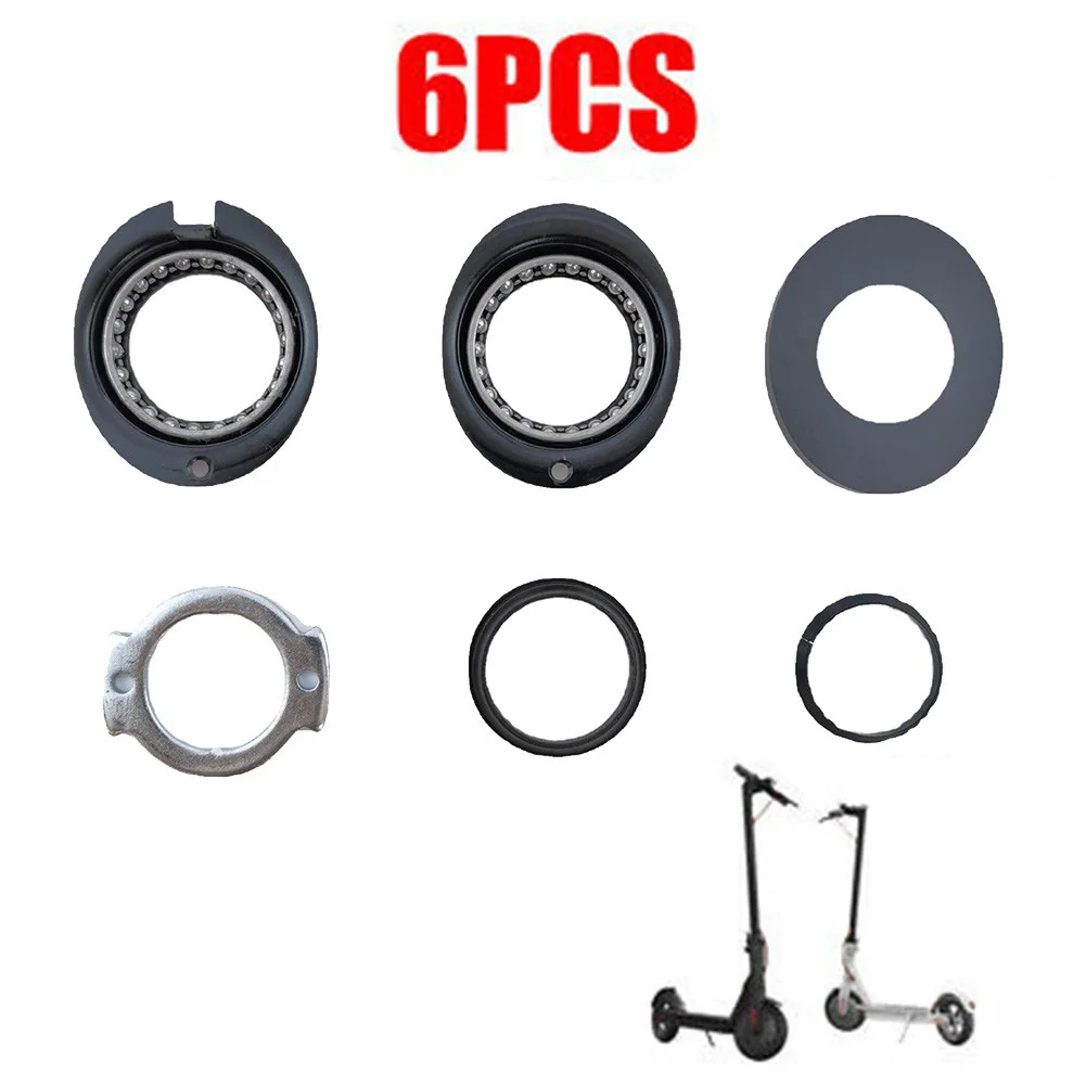 

6pcs Steering Bearing Bowl Set Headset For -Xiaomi M365 1S Pro Electric Scooter Rotating Steering Set Scooter Accessories