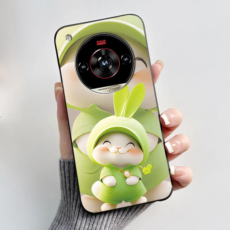 Aesthetic Luxury Soft Silicone Cover for ZTE Nubia Focus 2 Ultra 5G - Cute & Cool Design for Boys & Girls