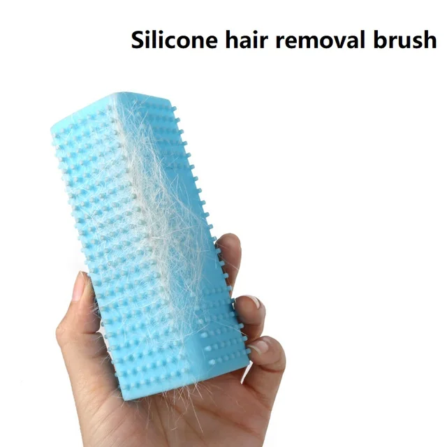 Pet Hair Removal Brush Car Animal Brush Dog Cat Hair Removal Effective Pet Hair Silicone Hollow Rubber Cleaning Brush GSZ01 4